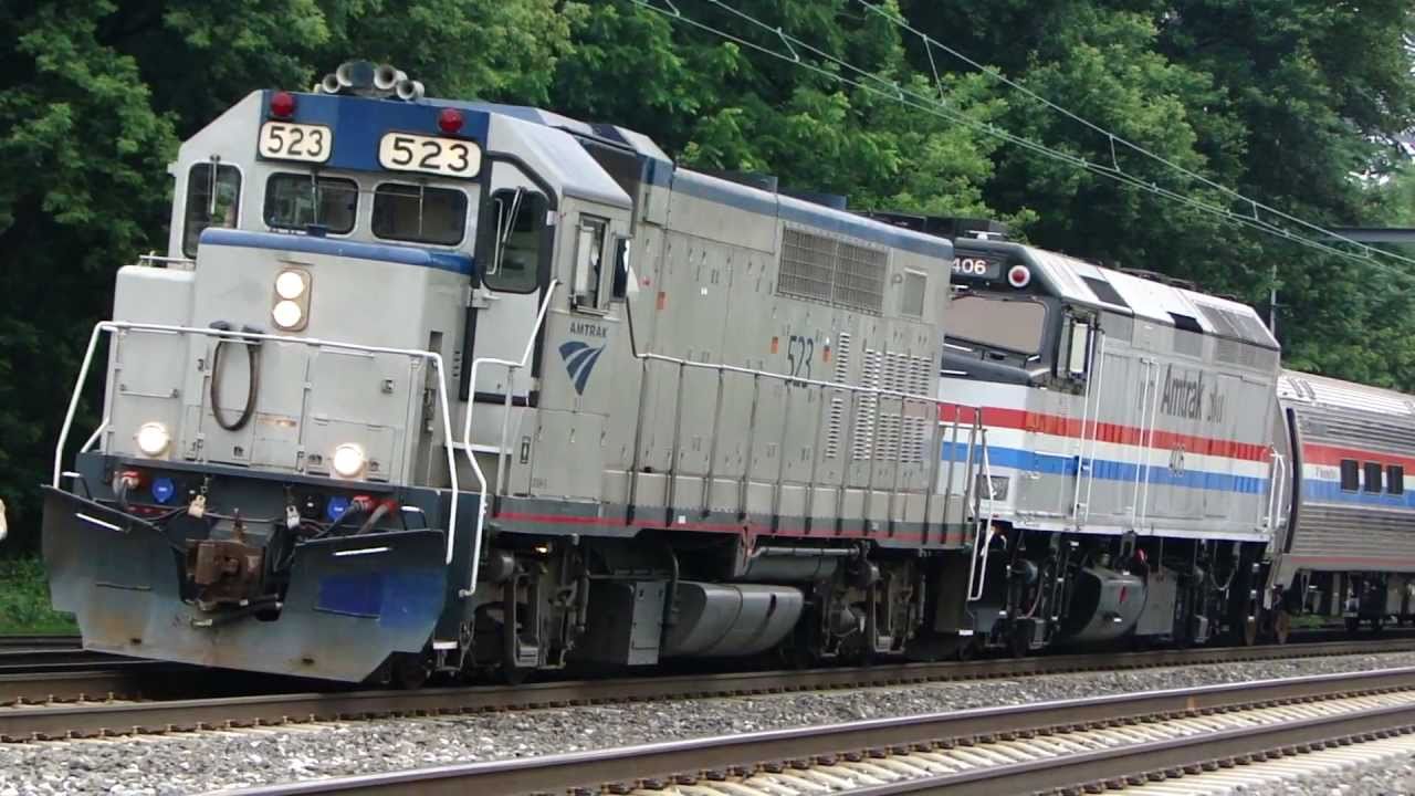 Amtrak 40th Anniversary Train Leaving Strasburg RR