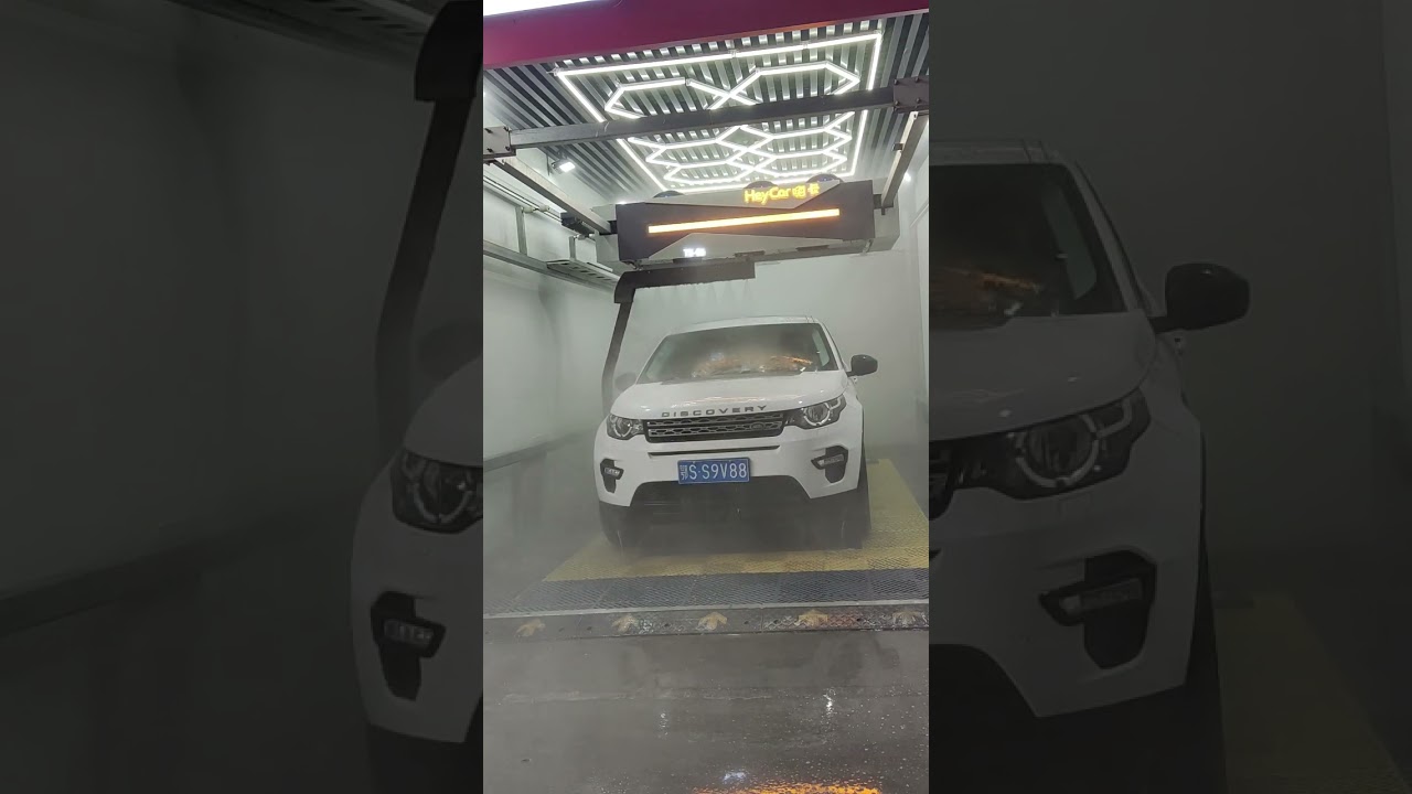 HeyCar Touch Less Car Wash Machine Economic One TS-65 Full Working Video