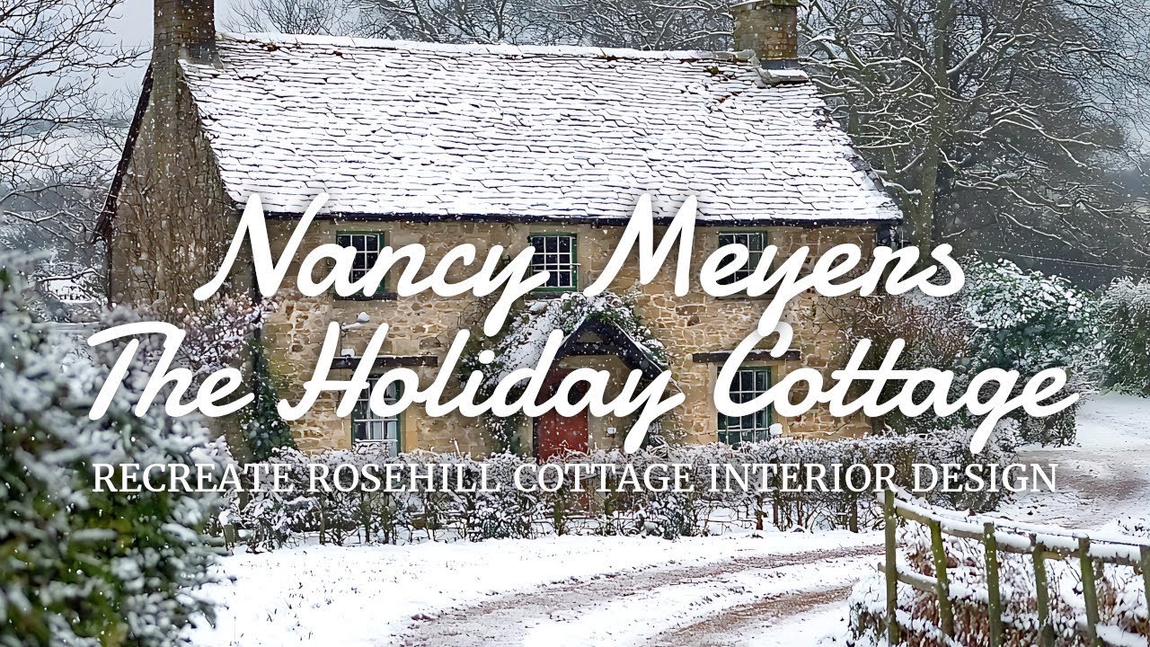 🏡🎬 Recreate Rosehill Cottage Interiors from Nancy Meyers's Movie The Holiday