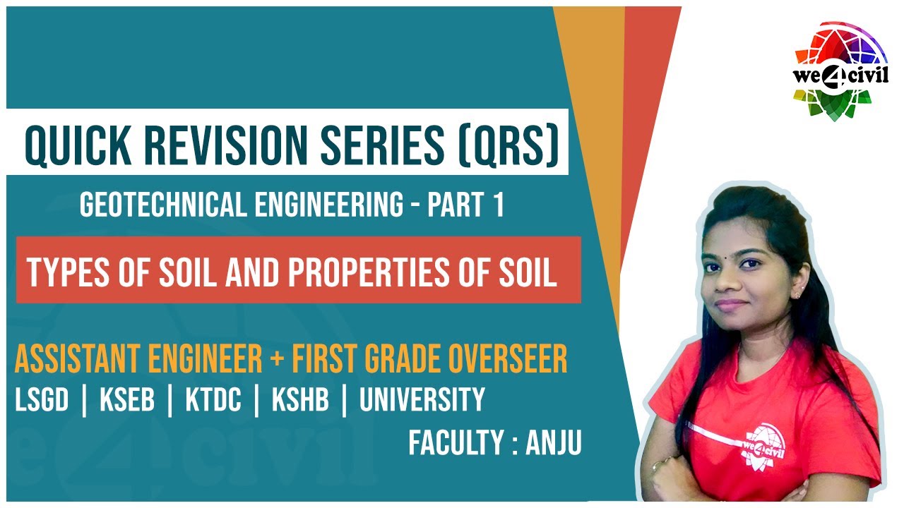 Geotechnical Engineering - Part 1 | Quick Revision Series | AE + Overseer | LSGD - KSEB |