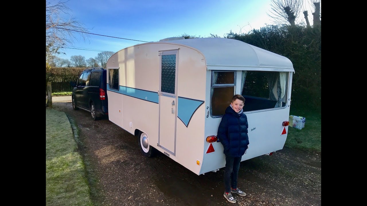 Restoring our 1960's Bailey Maestro vintage caravan - a quick look before it heads to the NEC!