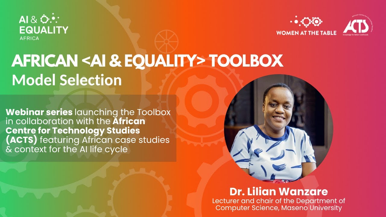 African AI & Equality Toolbox | Model Selection with Lilian Wanzare
