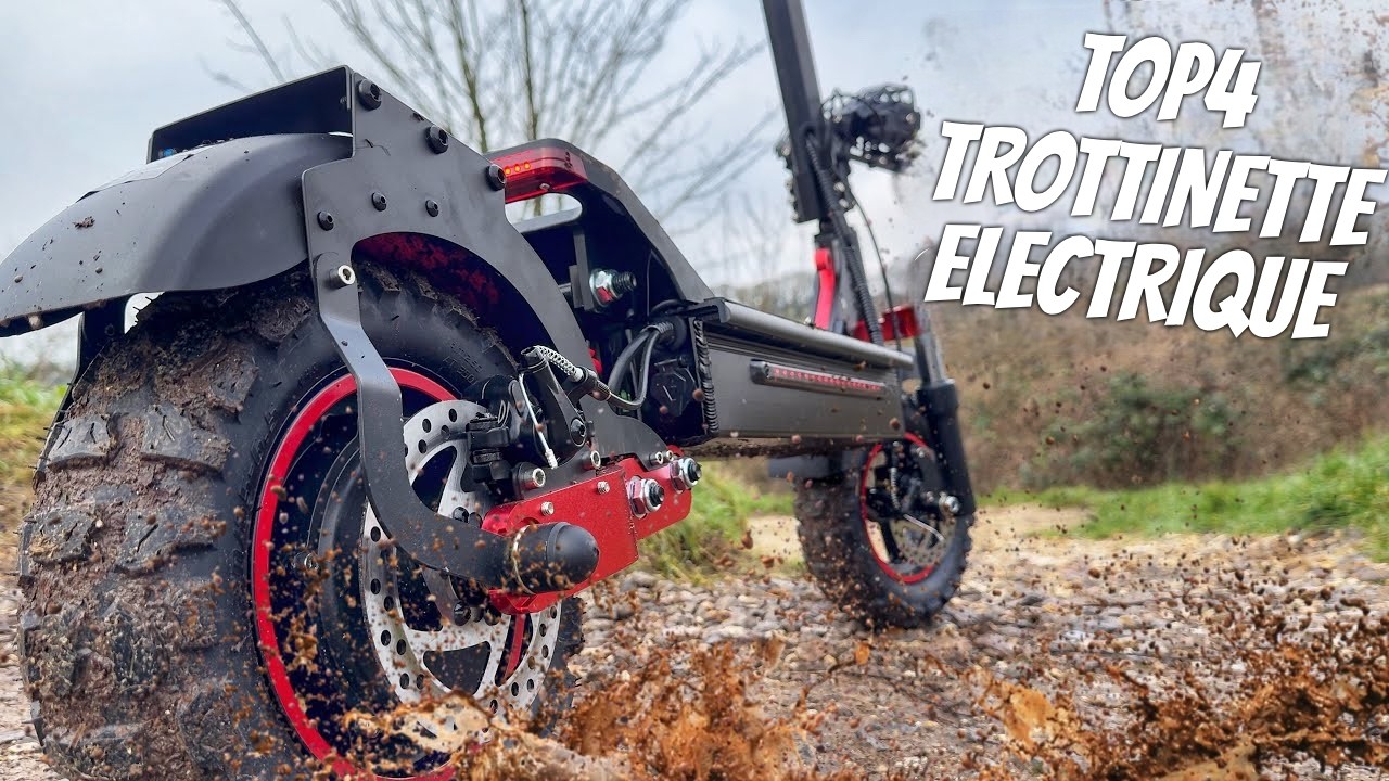 Top 4 meilleures trottinettes électriques pour autonomie, légèreté et prix abordables