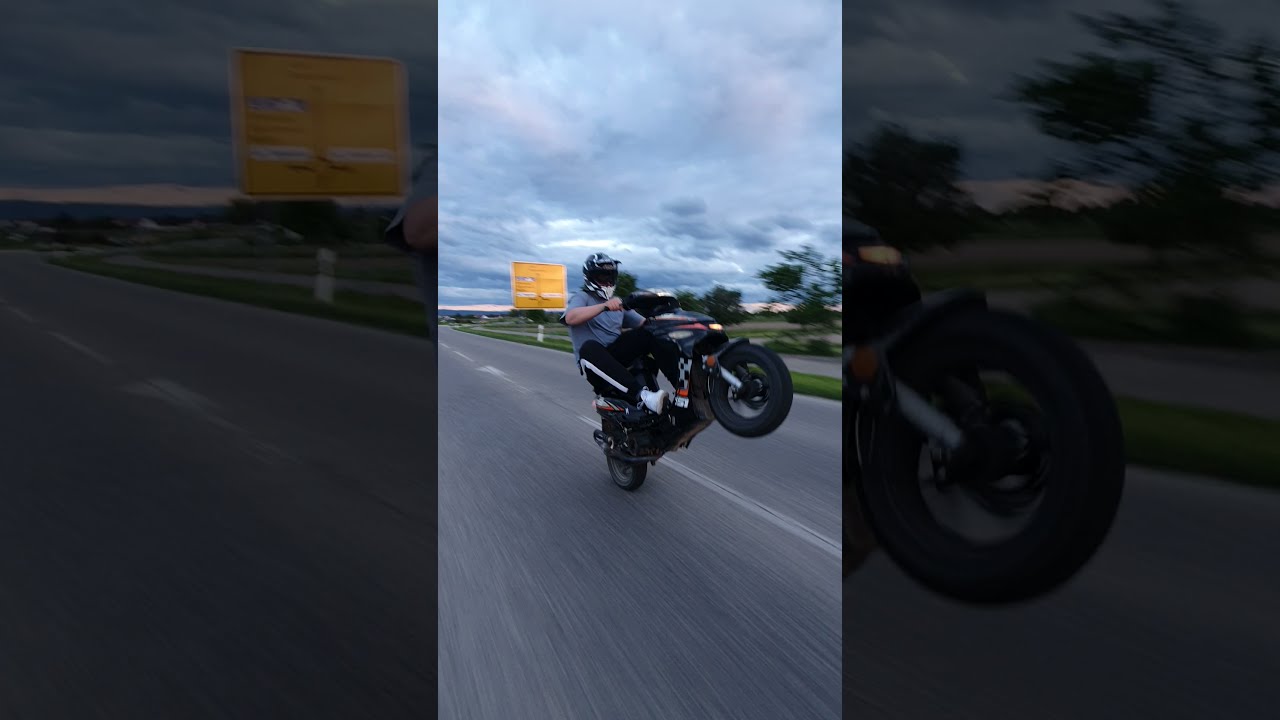 China Roller 70ccm Leovince TT Wheelie