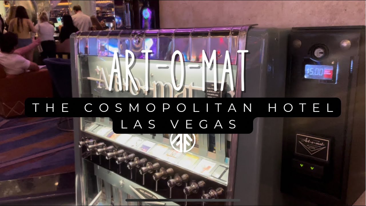 Hunting Down a Pocket Friend from the Art-o-Mat Machine at The Cosmopolitan Hotel in Las Vegas