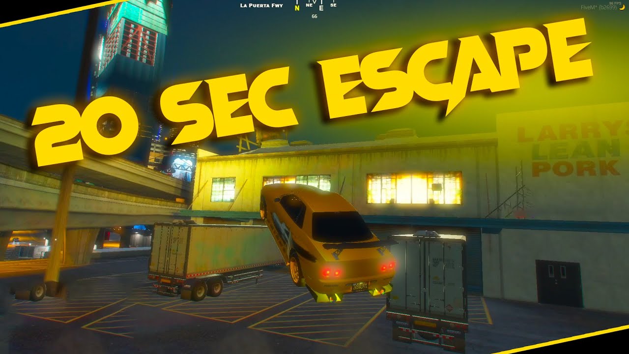 Simple jumps🎢 and tricks to escape  | GTA 5 Roleplay ✔