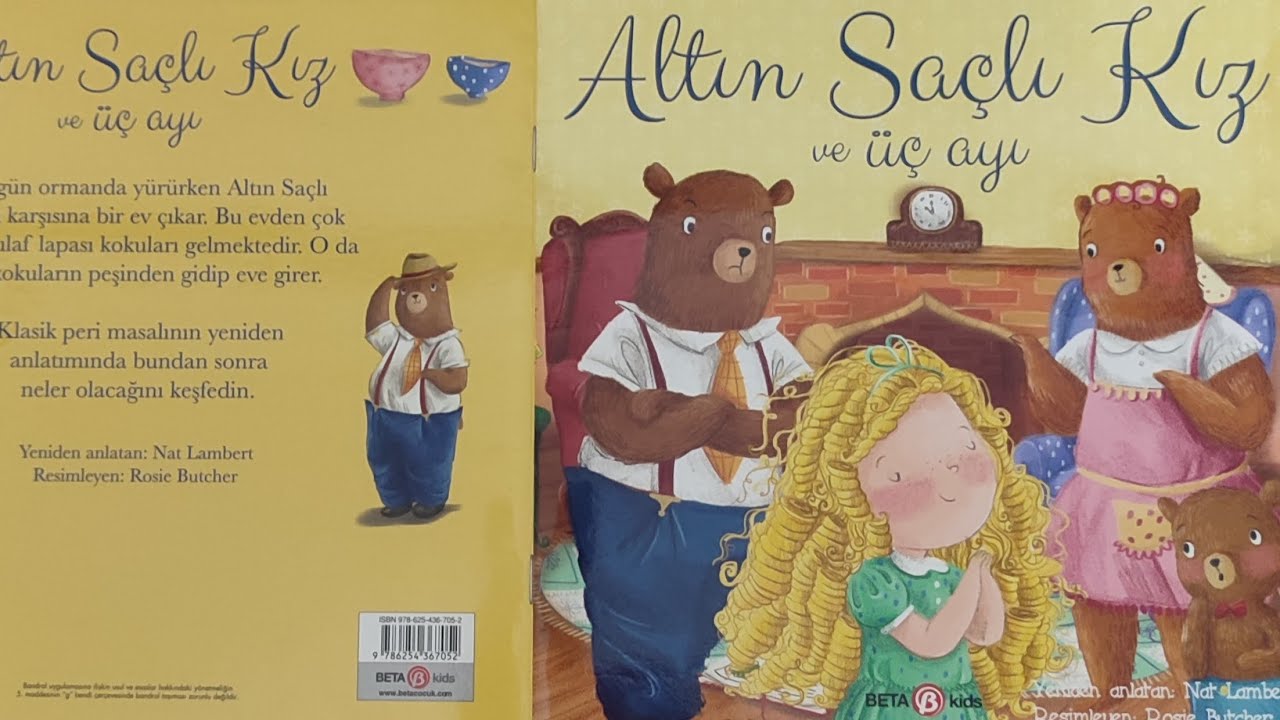 Altın Saçlı Kız ve Üç Ayı (Okul Öncesi - Sesli Kitap -Masal)