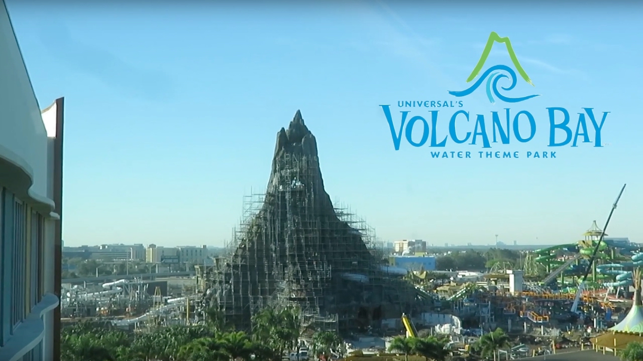 Volcano Bay Water Theme Park Construction Update with Water testing!! (2/18/2017 Universal Orlando)