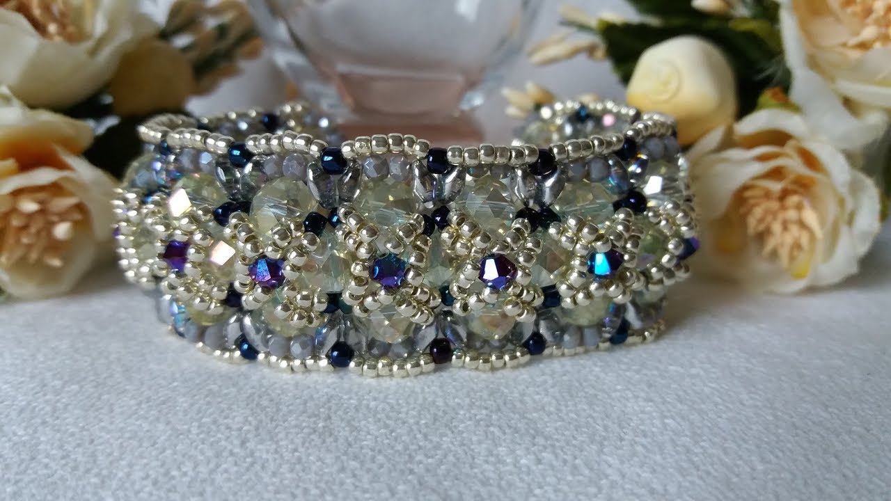 DIY Tutorial bracciale Regina con bicono swarovski
