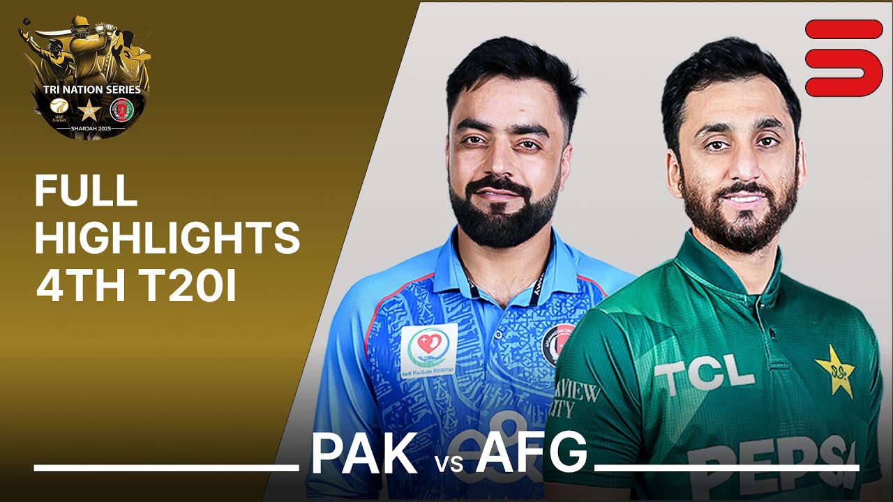 Full Highlights | Pakistan vs Afghanistan | T20I Tri Nation Series 2025 | Match 4 | ECB | M3Q1K