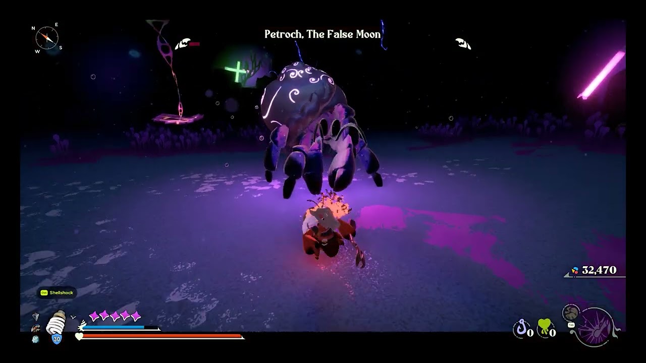 Another Crab's Treasure : Petroch, The False Moon Boss Fight