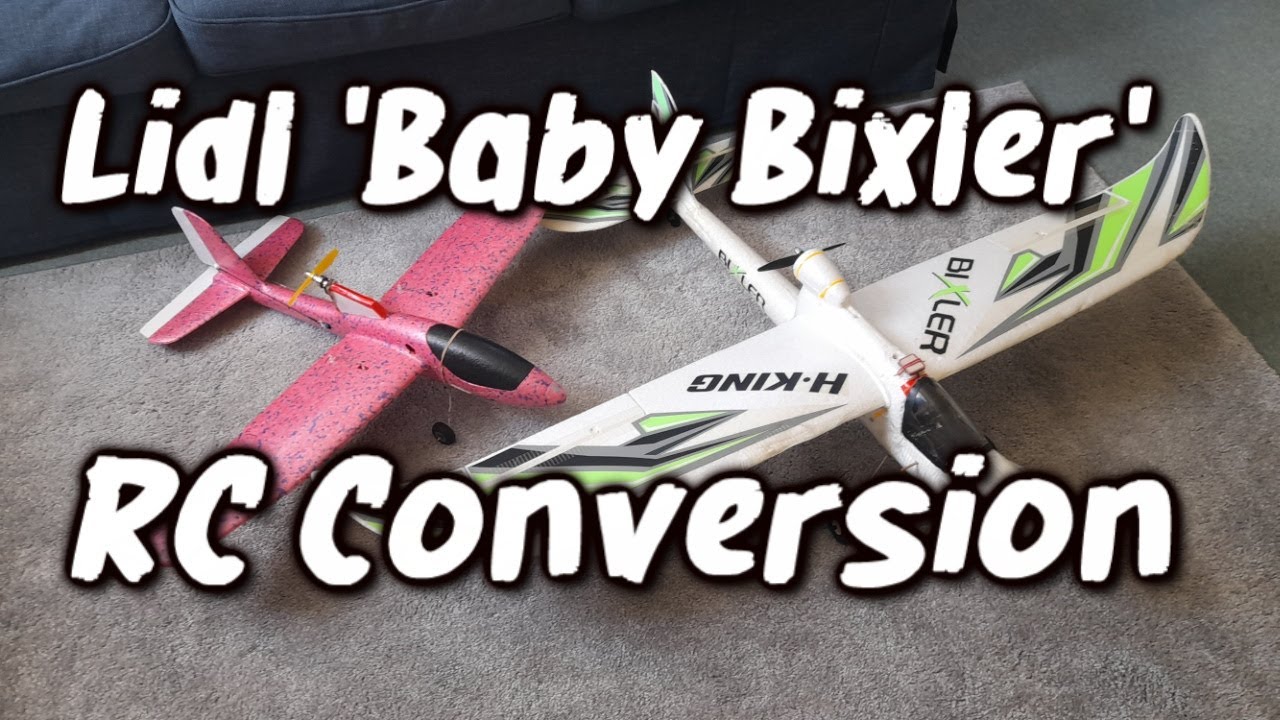 Build a baby Bixler Lidl Glider RC conversion