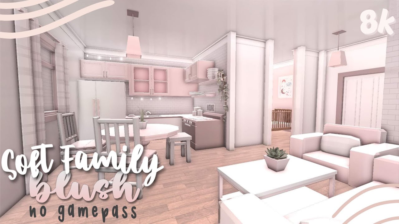 Soft family Blush Family house 🌷 | 8k | no gamepass - BLOXBURG