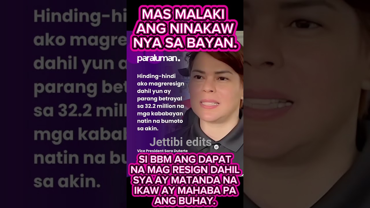 pbbm vs Sara Duterte #pbbm#saraduterte #pleasesubscribe#goviral #millionviews #viral#foryou#fypシ゚