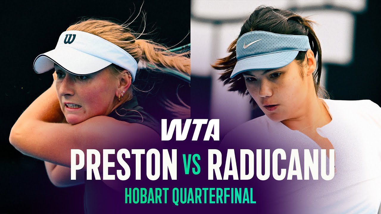 Emma Raducanu vs. Taylah Preston | 2026 Hobart Quarterfinal | WTA Match Highlights