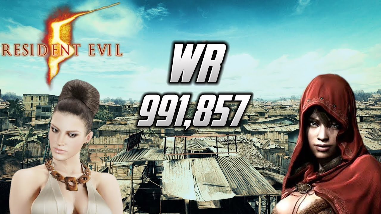 Resident Evil 5 WR Gameplay PC The Mercenaries Reunion Duo Public Assembly 991k , Excella / Sheva FT