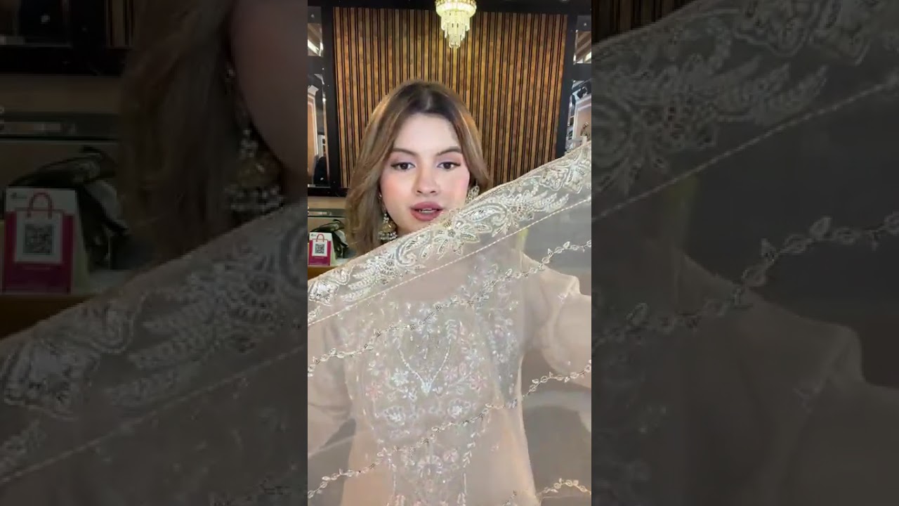 Luxury Chiffon 2ps✨Semibridal unstitched⭐️
