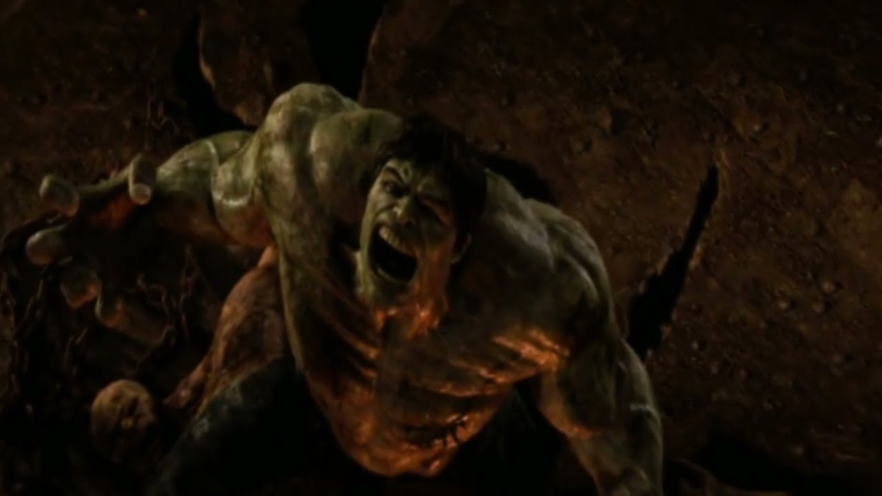Hulk roars but with Godzilla's roar