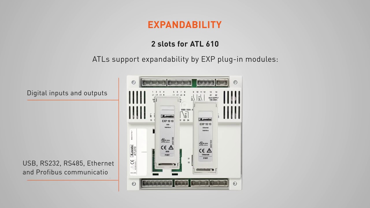 LOVATO Electric   Automatic transfer switch controllers ATL series