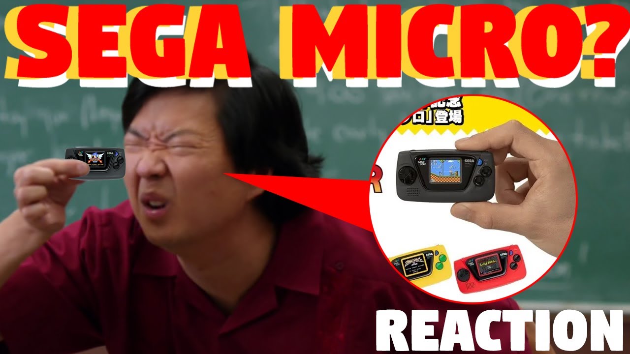 SEGA GAME GEAR MICRO REACTION | NUKE THE FRIDGE GAMING