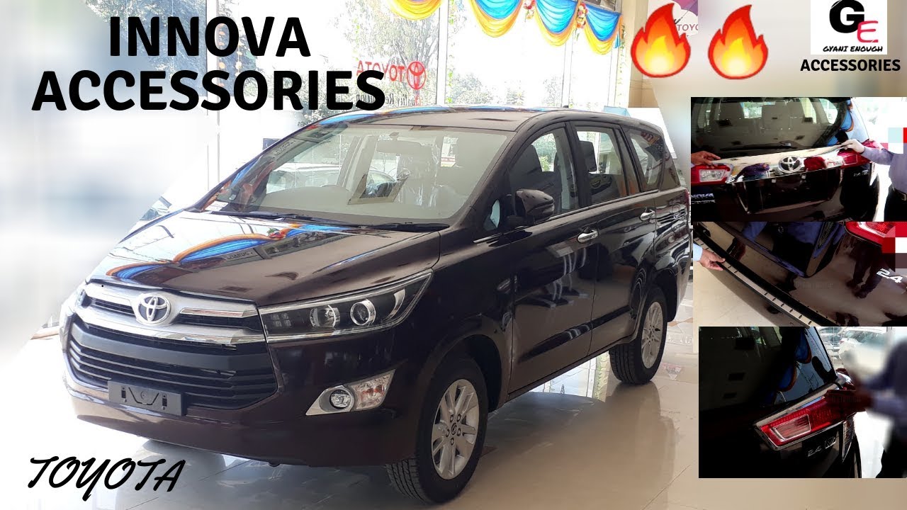 Toyota Innova Crysta Accessories | Modified Innova |  Toyota Innova with prices !!!!!