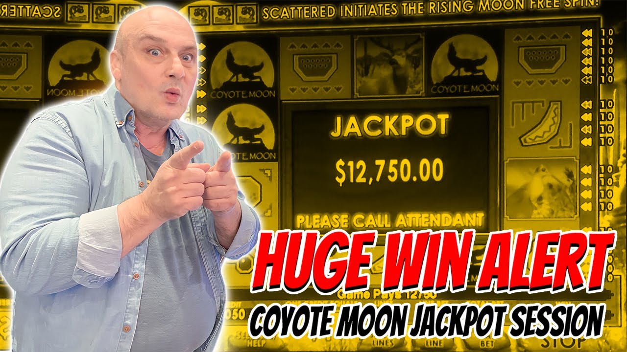 Huge Win Alert Coyote Moon Jackpot Session