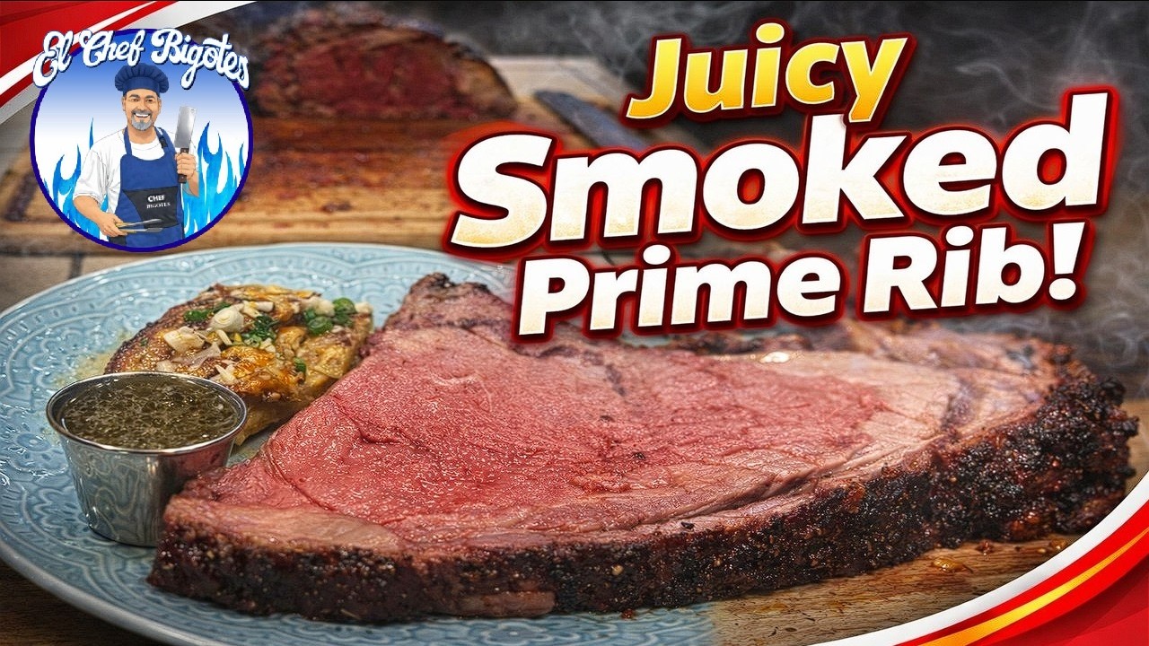 OOOPS! Don't burn 'em! | Smoked Prime Rib
