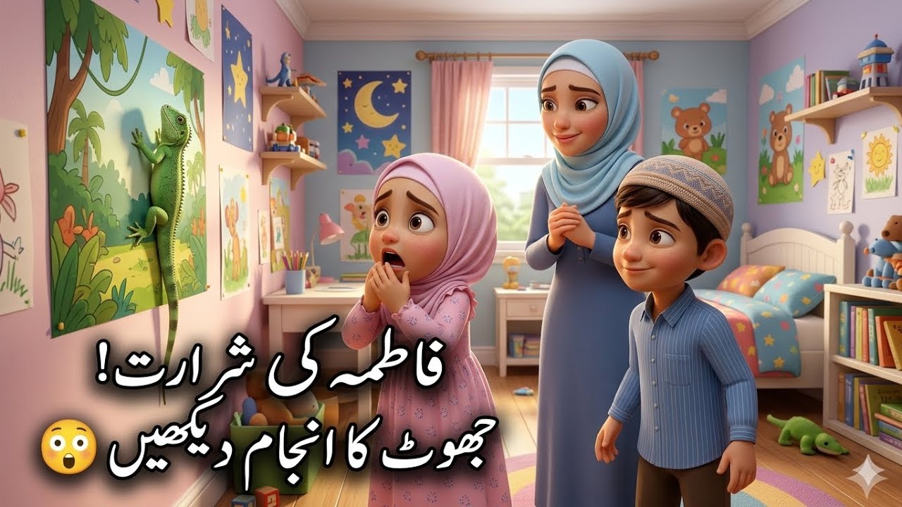Fatima ki sharartجھوٹ کا انجام#educationalvideo #sanakidstvland#islamicstory #cartoon#animation