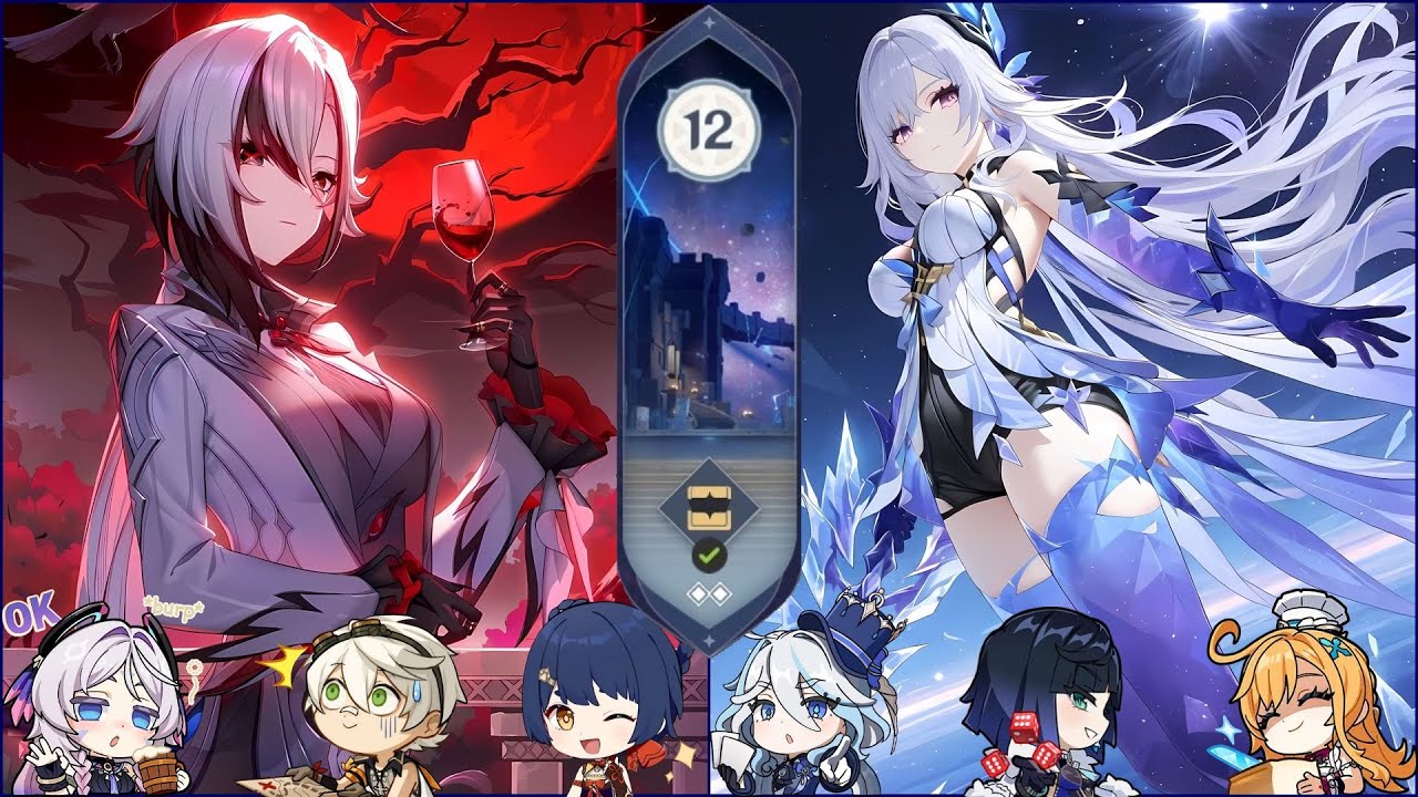 Spiral Abyss 5.7 | C2 R1 Arlecchino Melt & C0 Skirk Freeze | Genshin Impact