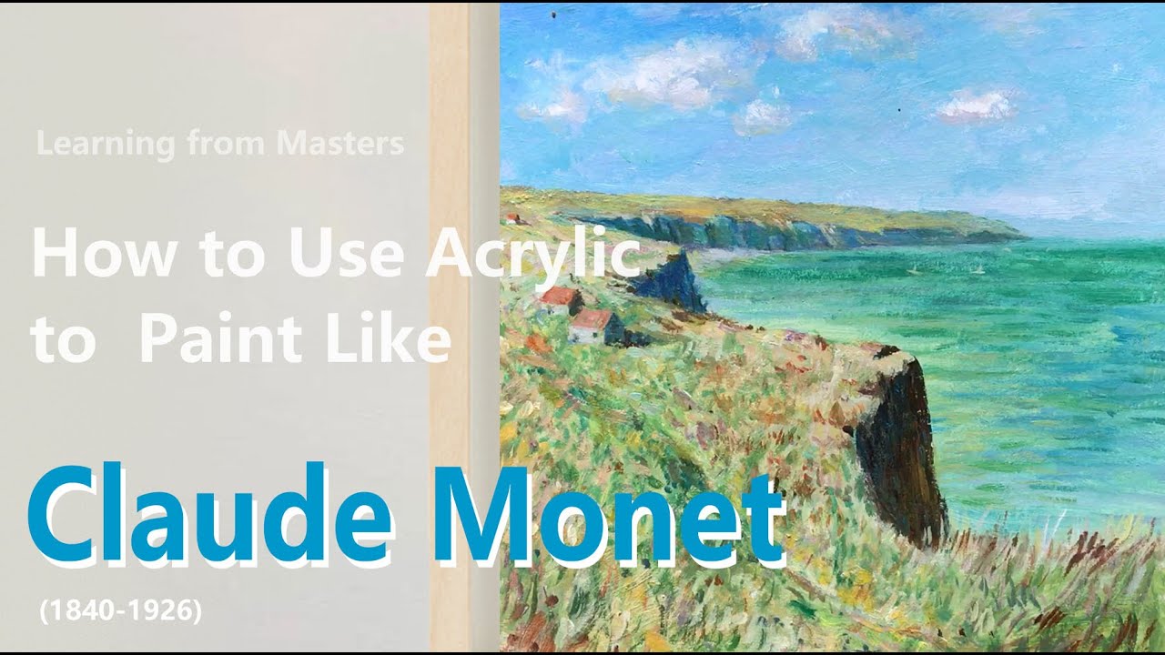 How to Paint Like Claude Monet | Impressionist Landscape | Seascape