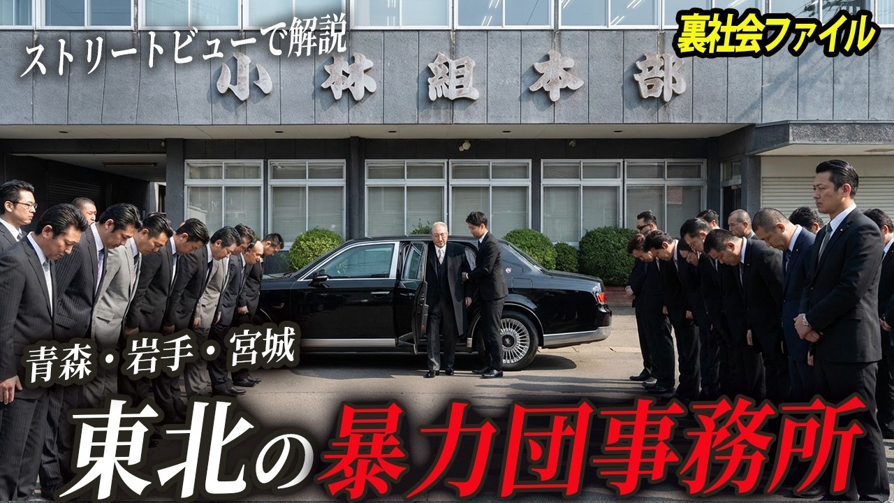 【東北のヤクザ】青森・岩手・宮城のイケイケ暴力団事務所【空から解説】