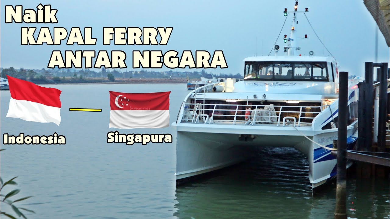 BATAM ke SINGAPURA Naik Kapal Mewah Lintas Negara | Majestic Fast Ferry