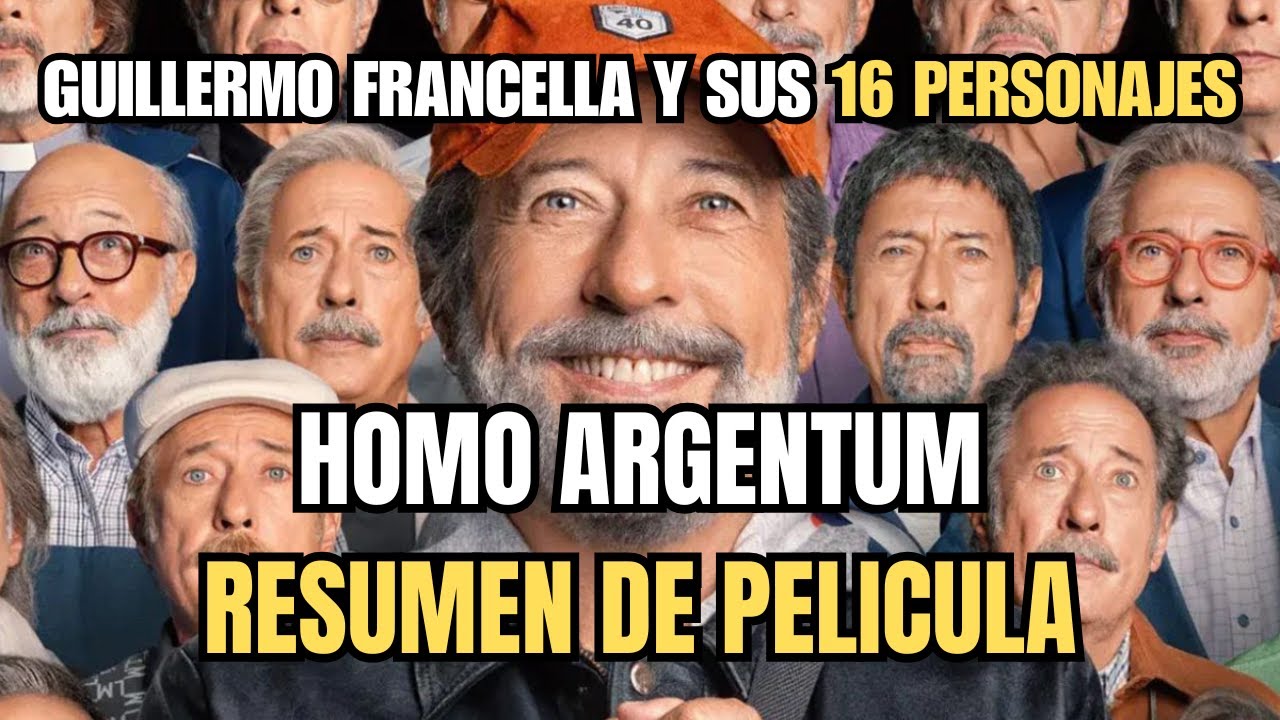HOMO ARGENTUM | RESUMEN de la PELICULA COMPLETA en ESPAÑOL | Guillermo Francella