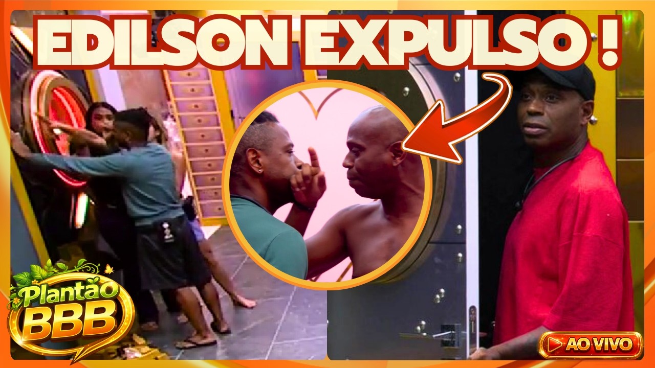 🔴BBB26: EDILSON EXPULSO, BONECO TENTA DESISTIR, COWBOY ACUSA SAMIRA POR ROUPAS SUJAS, JORDANA SONHA!