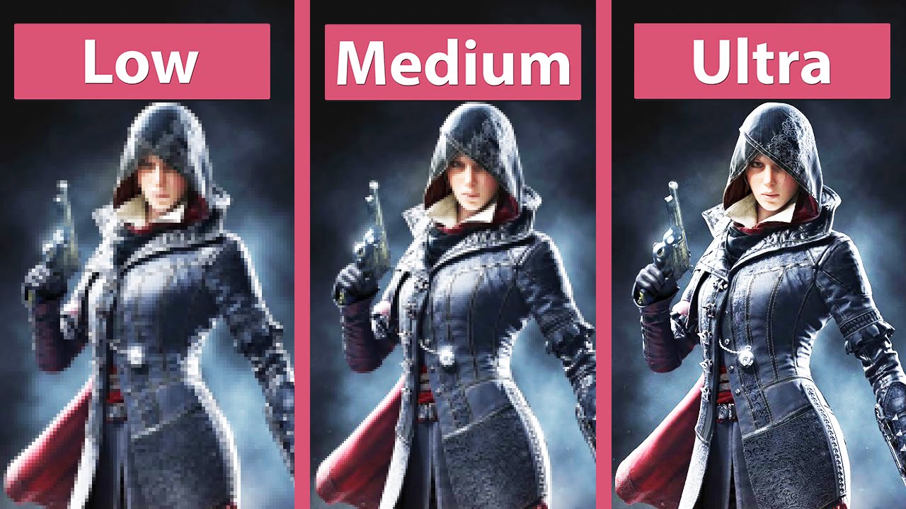 Assassin's Creed Syndicate – PC Low vs. Medium vs. Ultra Detailed Graphics Comparison