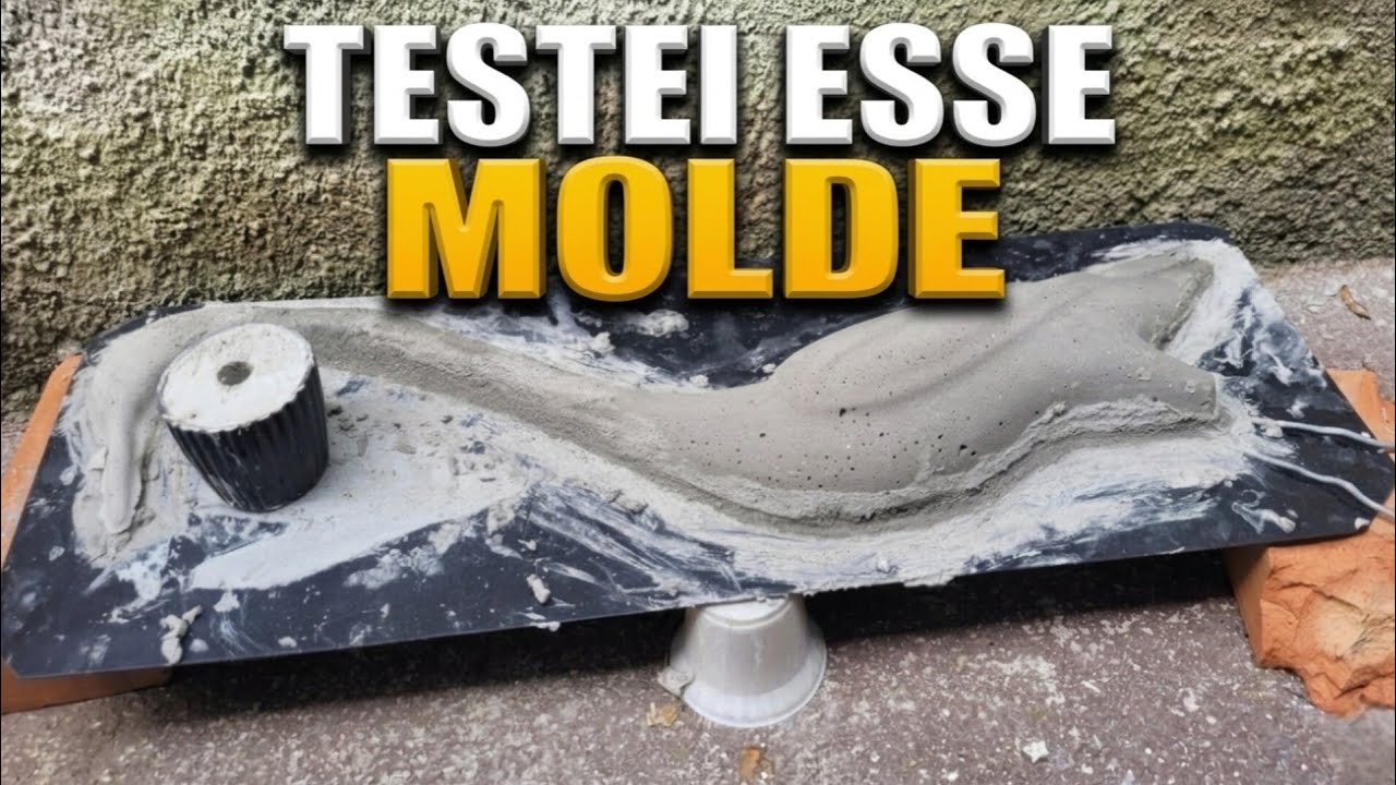 COM MOLDE É DIFÍCIL #casa #escultura #plantas #jardim #arteemcimento 