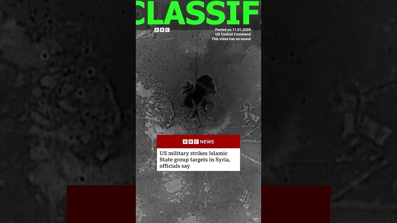 US military strikes Islamic State group targets in Syria, officials say. #Syria #US #News #BBCNews