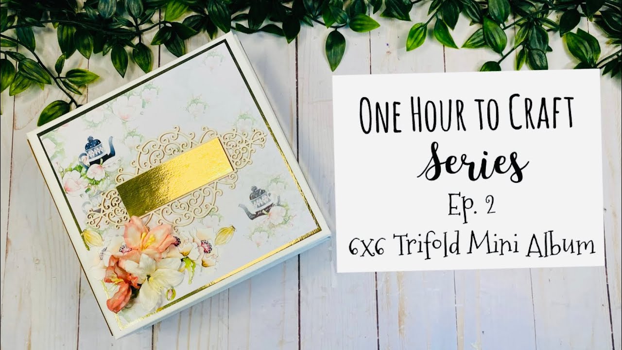 Серия «One Hour to Craft», эпизод 2: мини-альбом формата 6x6 в три раза #rosakellyonehourcrafting