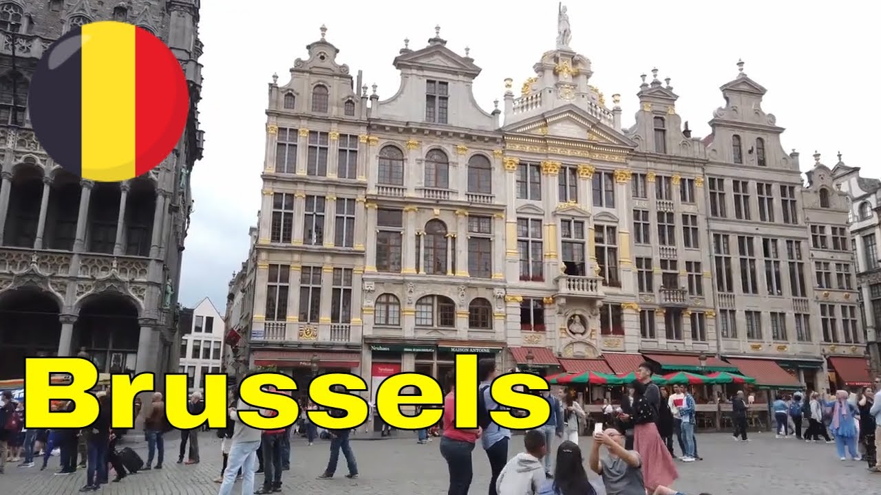 Walking in Brussels Belgium City Center Tour Travel Video (part 1 ) Alex channel