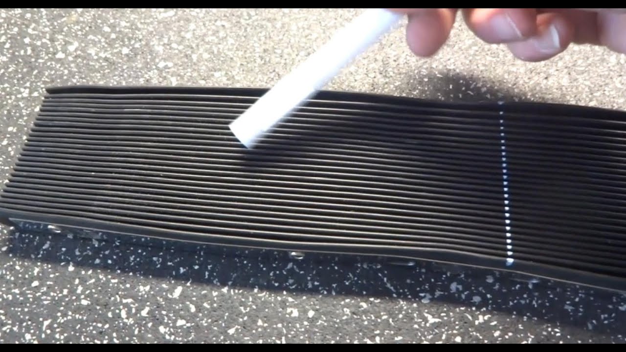Lathe Way cover cut to size.