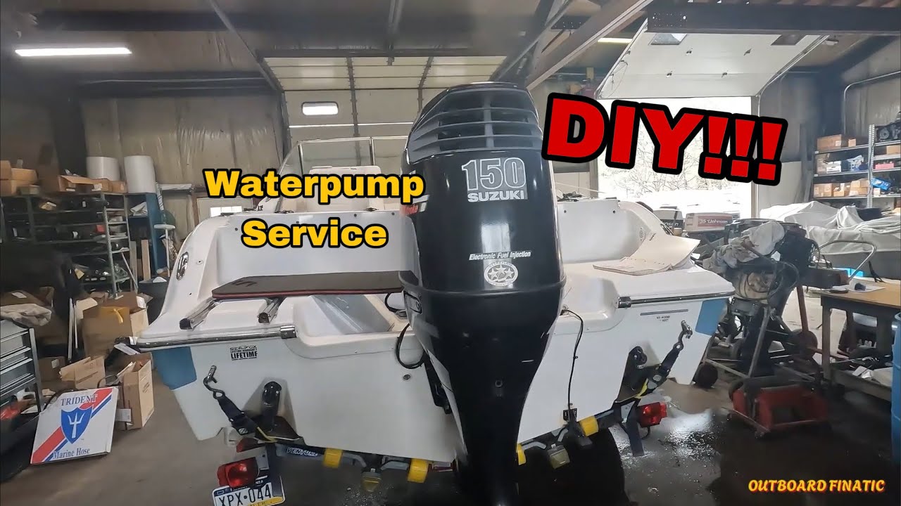Suzuki 150 4stroke outboard water pump change