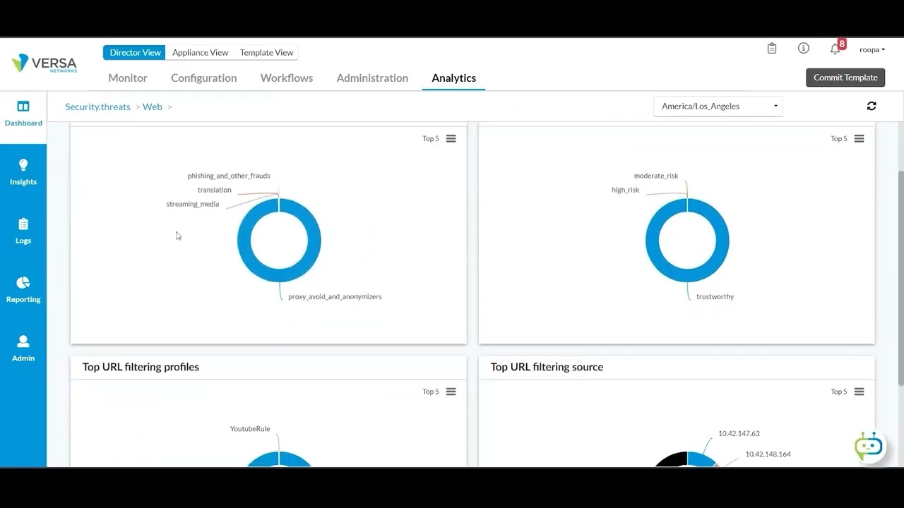 Integrated Security Monitoring in Versa SD-WAN