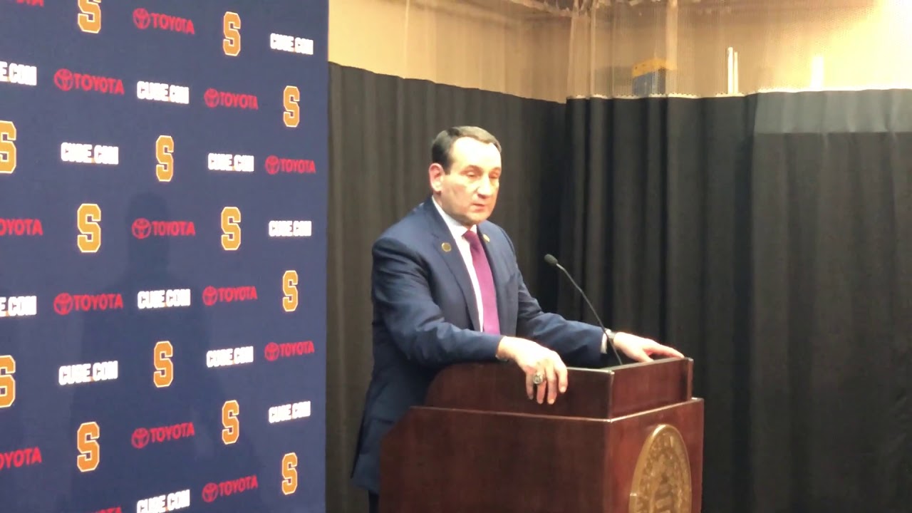 Duke's Coach K on support for Jim Boeheim
