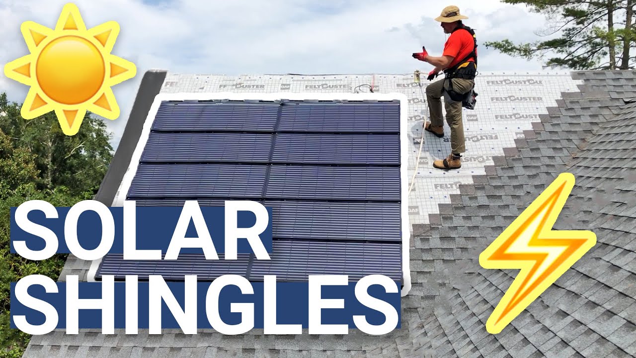 SOLAR Shingles Installation | Renewable Energy