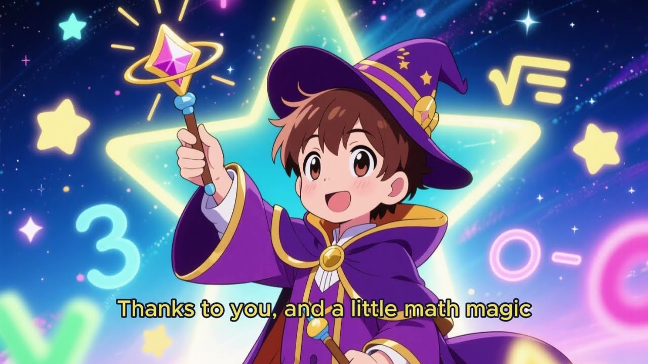 **The Magic Stars Addition | Fun Math with Milo the Math Magician ✨ | singsmileandshine**