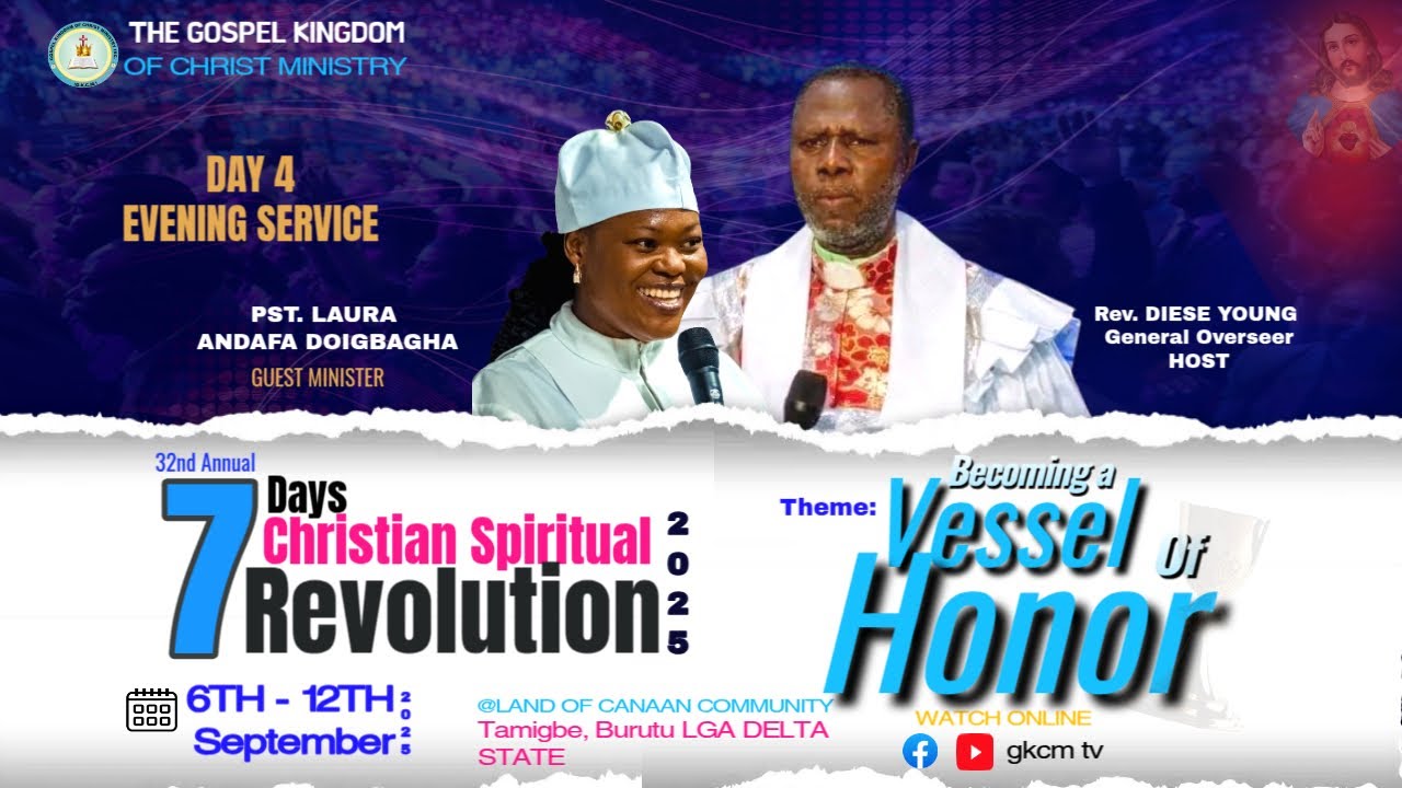 REVOLUTION 2025 - DAY 4  -EVENING SERVICE - PST. LAURA ANDAFA DOIGBAGHA