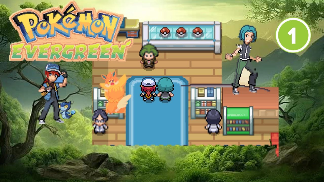 Pokémon Evergreen EP1 Professor might be my mom also I have a cute edgelord starter