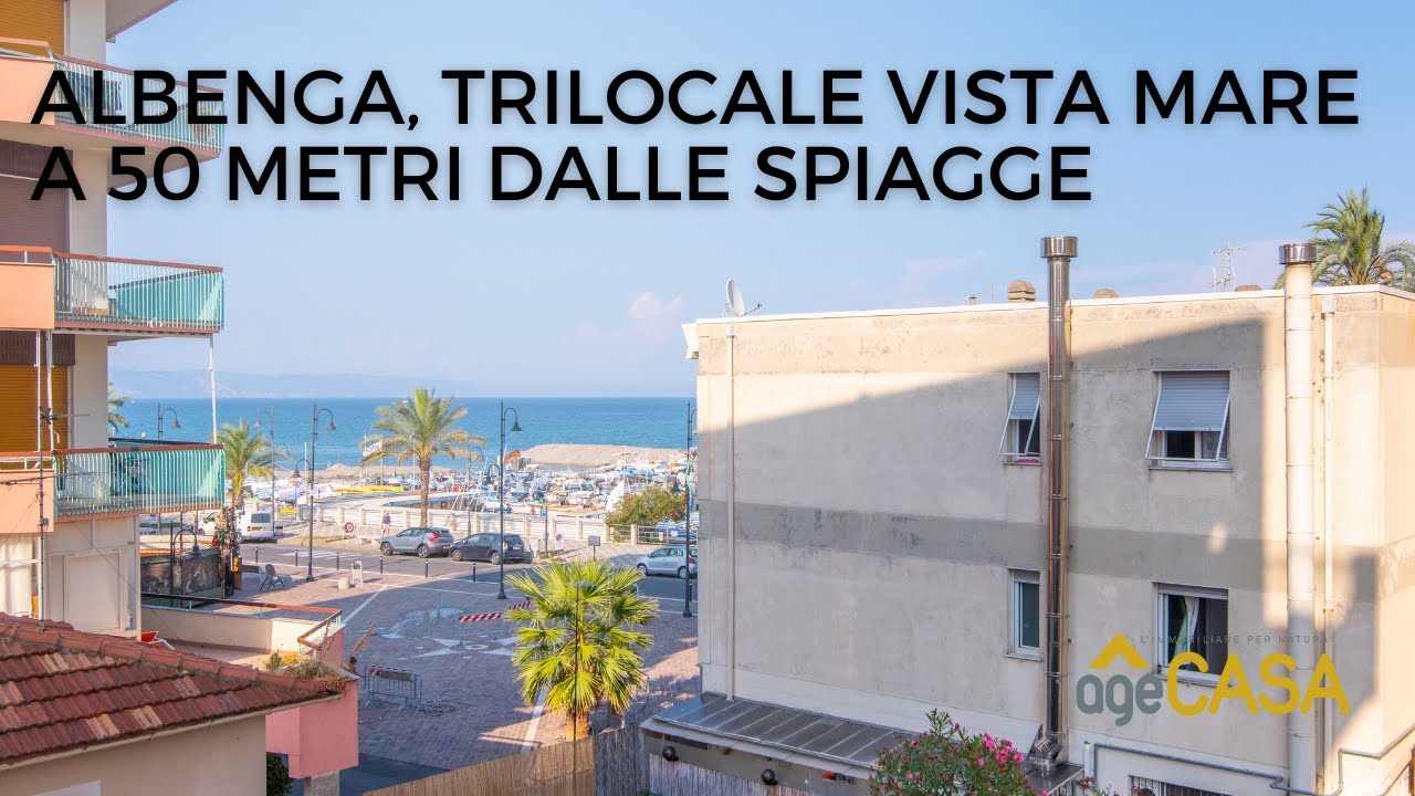 Trilocale Vista Mare in Vendita ad Albenga – Viale Italia, a 50 mt dal Mare🌊#albenga #casainvendita