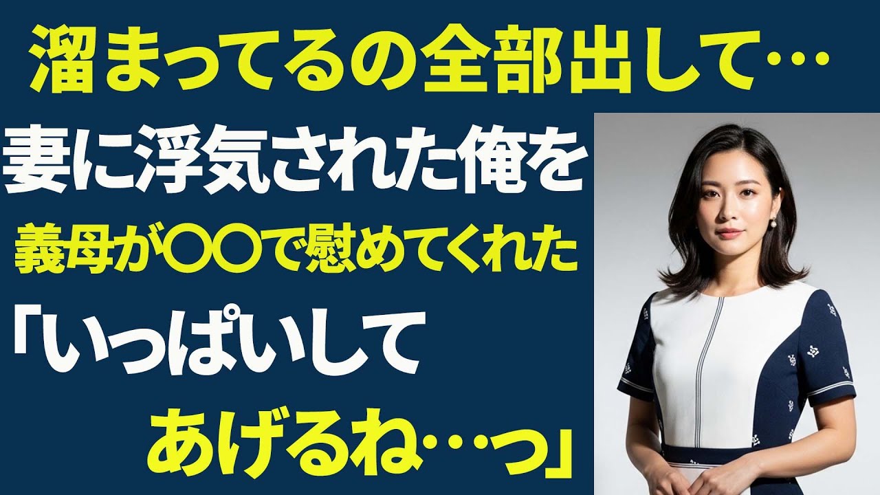 【シニア恋愛】【シニア恋愛】後悔の涙…妻より俺を理解してくれた義母との禁断の時間｜中年恋愛｜熟年恋愛【高齢者恋愛】