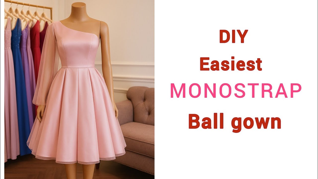Easy DIY Monostrap Ball Gown | Bridesmaids, Ballerinas & Classy Events